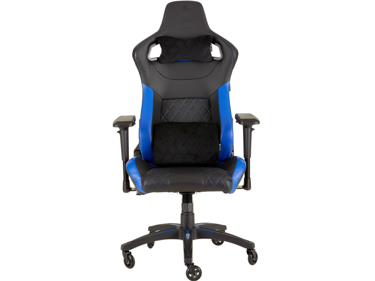 Fotel CORSAIR T1 Race 2018 Czarno-niebieski doskonale parametry uzytkowe
