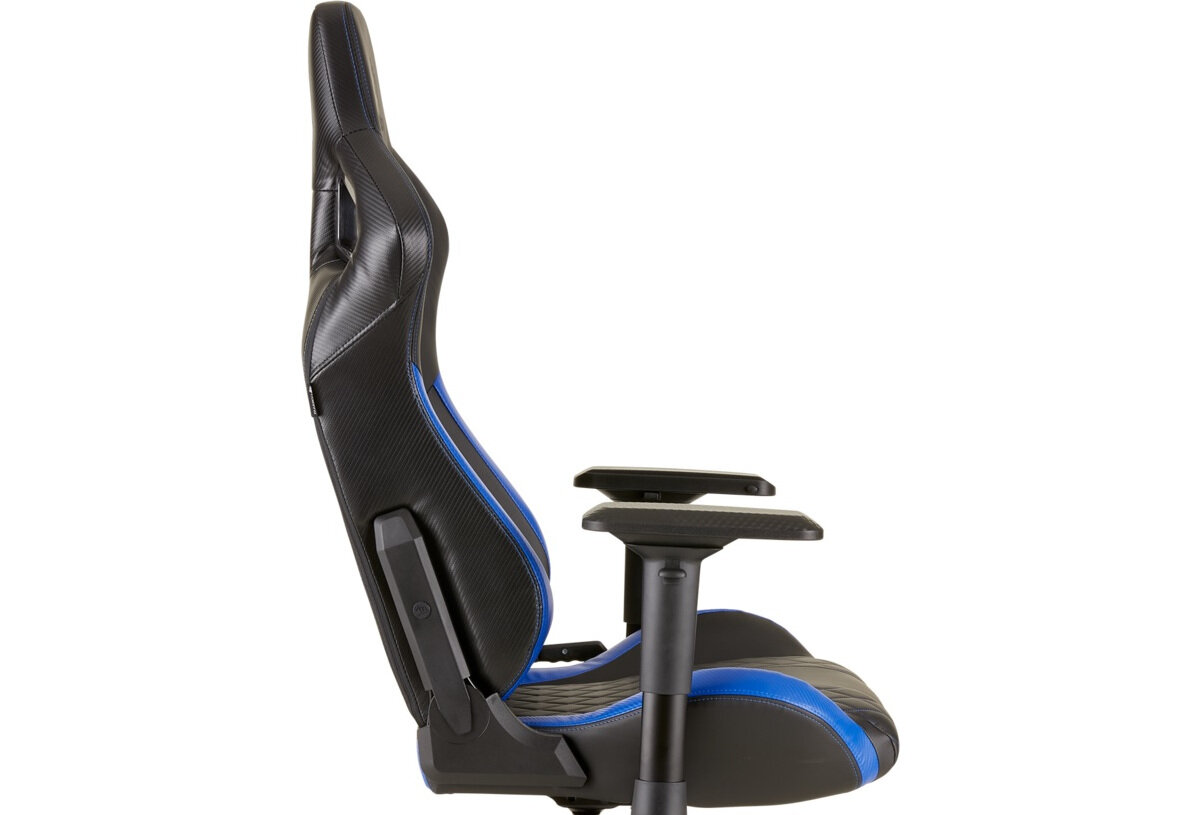 Fotel CORSAIR T1 Race 2018 Czarno-niebieski futurystyczny design