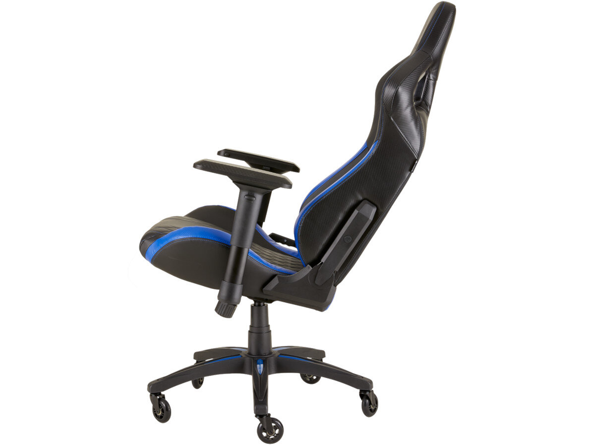 Fotel CORSAIR T1 Race 2018 Czarno-niebieski ekstremalna wytrzymalosc