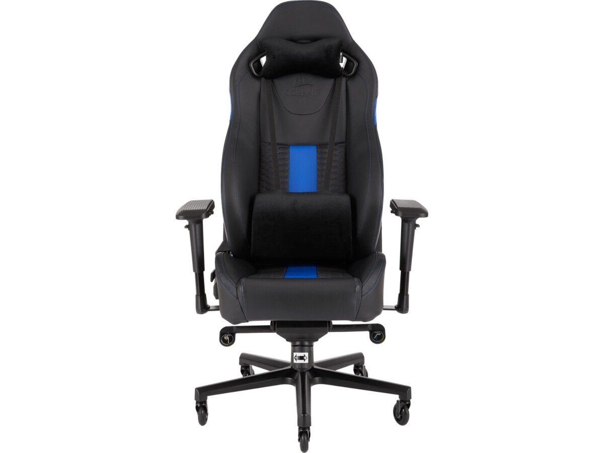 Fotel CORSAIR T2 Road Warrior Czarno-niebieski regulacja wysokosci