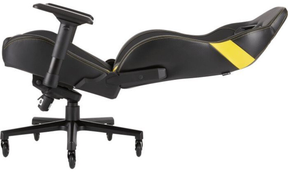 Fotel CORSAIR T2 Road Warrior Czarno-zolty dopasowane oparcie