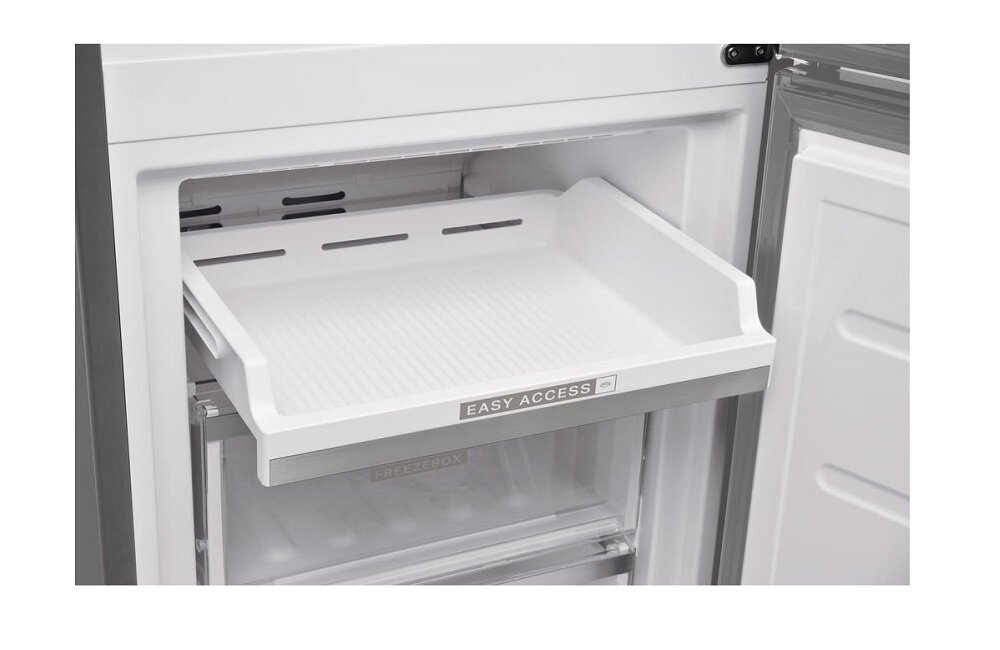 Lodówka WHIRLPOOL W7 921O OX H Nofrost Srebrna Szuflada szybkiego dostępu