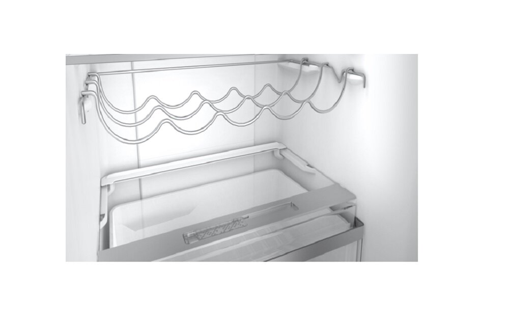 Lodówka WHIRLPOOL W9 931D IX H Nofrost Srebrna Półka na wino 2 w 1