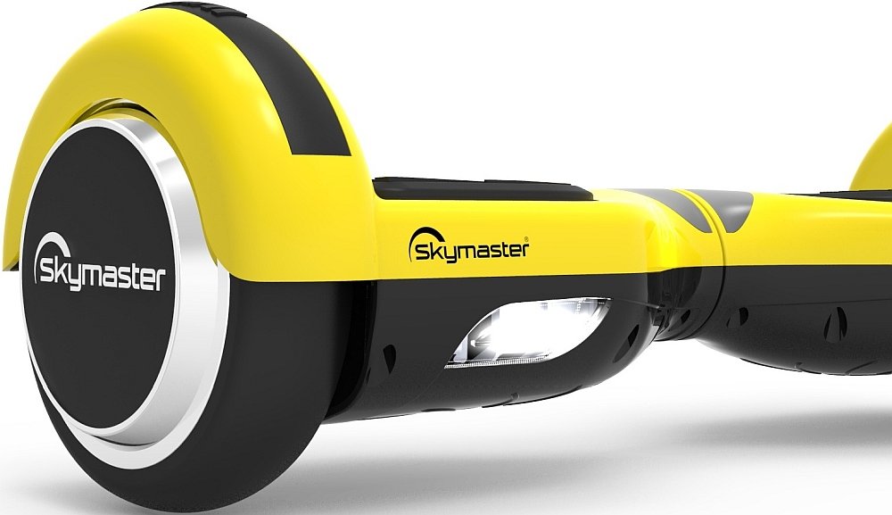 Elektryczna deskorolka hoverboard SKYMASTER Wheels 7 Evo Smart swiatla oswietlenie bezpieczenstwo