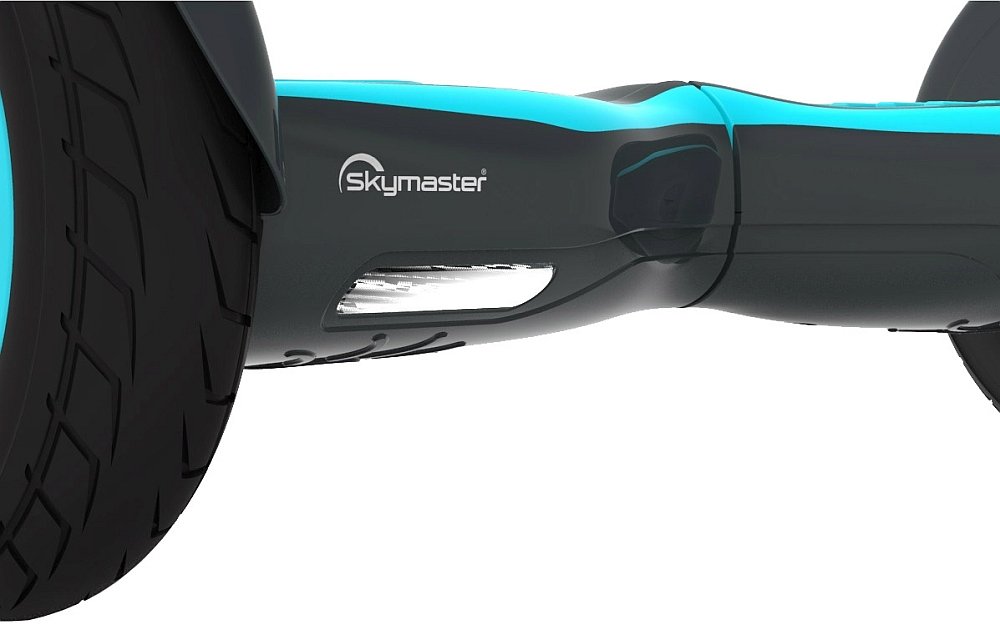 Elektryczna deskorolka hoverboard SKYMASTER 11 Evo Smart swiatla oświetlenie bezpieczeństwo
