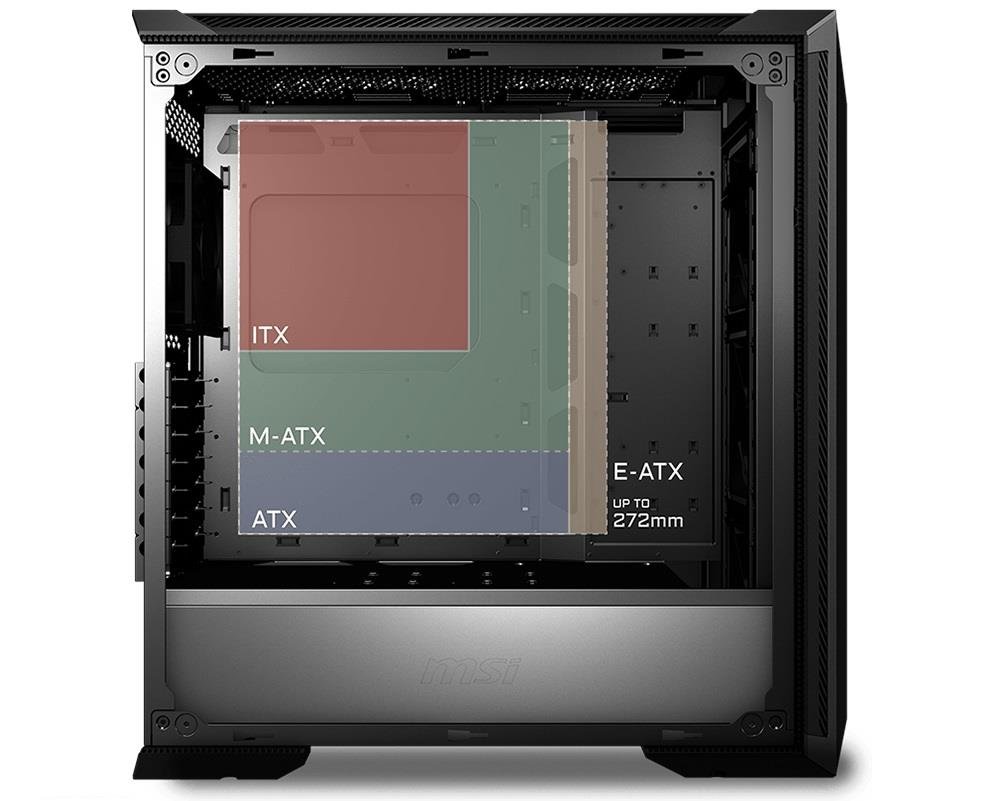 Obudowa PC MSI Mpg Gungnir 100P - płyty główne