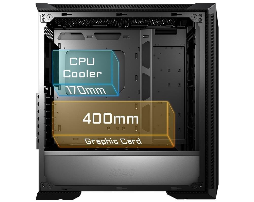 Obudowa PC MSI Mpg Gungnir 100P - montaż