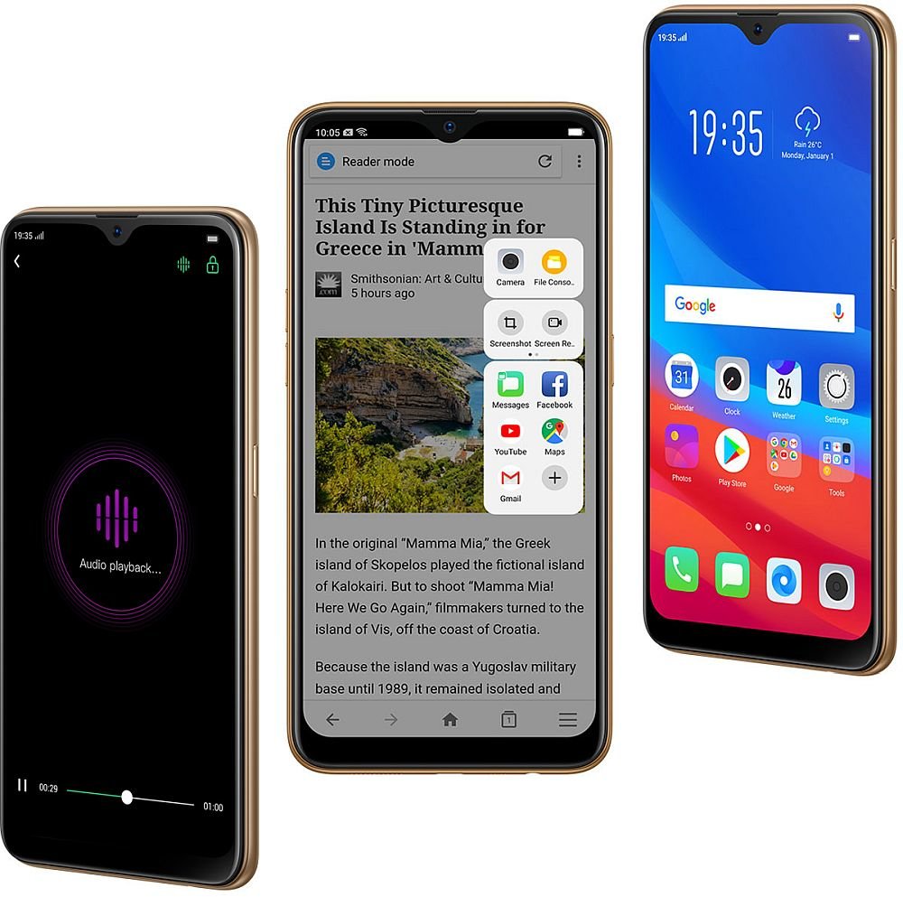 smartfon oppo ax7 system android