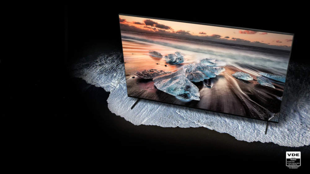 Telewizor Samsung QLED QE65Q900RATXXH - Rozdzielczość 8K