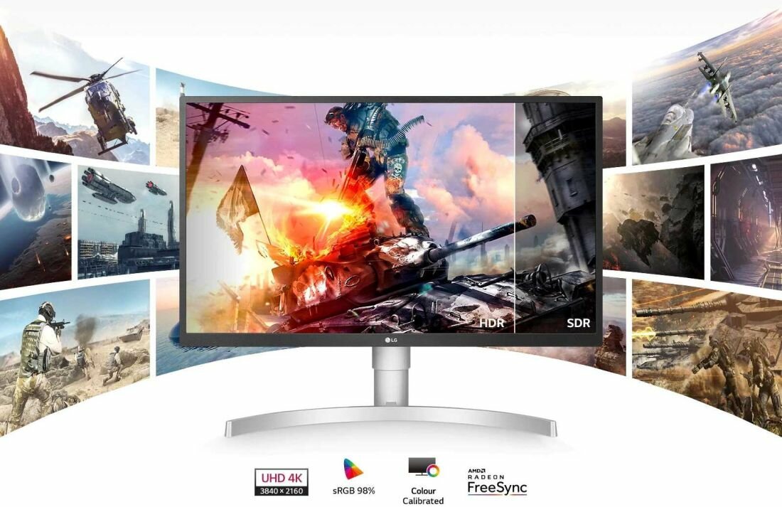 Monitor LG 27UL550 27 3840x2160px IPS - Black Stabilizer