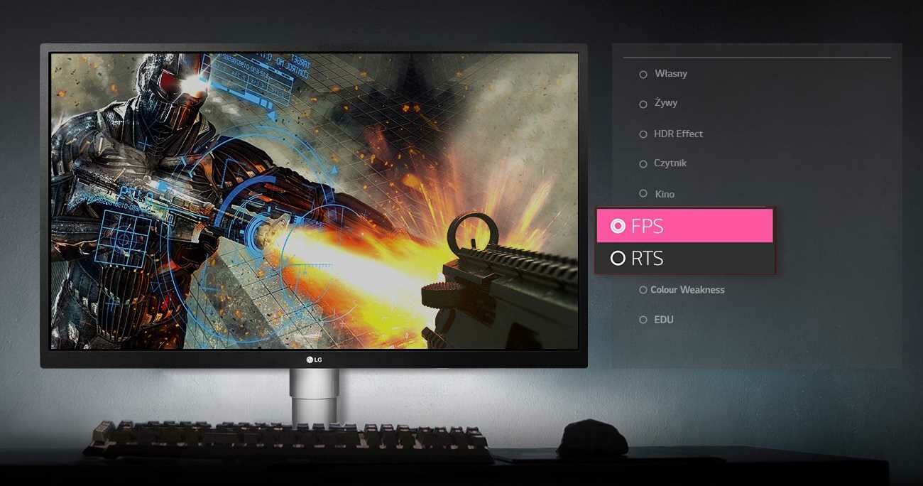 Monitor LG 27UL550 27 3840x2160px IPS - tryby