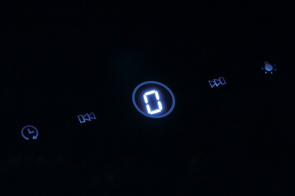 BERG-Dust-90 okap panel sterowania prędkość dotykowo timer