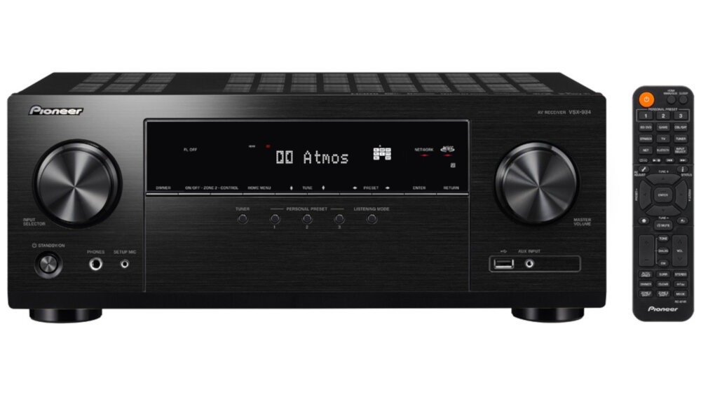 Kino domowe PIONEER VSX-934B + TAGA TAV-606  - amplituner