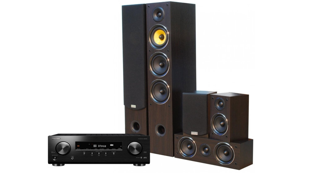 Kino Domowe PIONEER VSX-534B + TAGA TAV-506 Wenge - Ogólny Wygląd