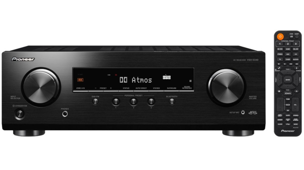 Kino Domowe PIONEER VSX-534B + KODA AV-708 Orzech - Zawartość Zestawu
