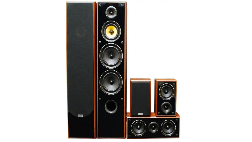 Kino Domowe PIONEER VSX-534DB + TAGA TAV-606 Orzech - Dźwięk