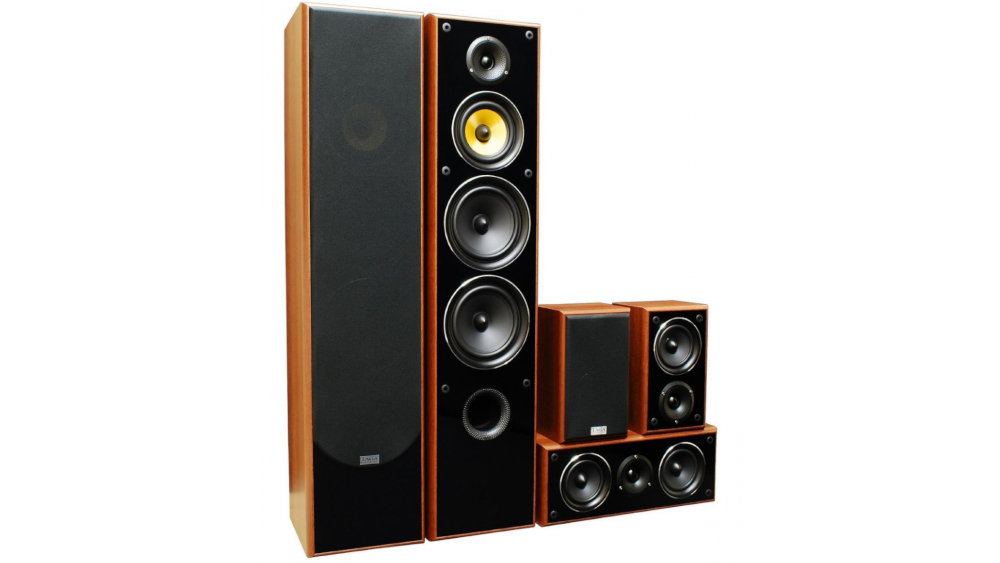 Kino Domowe PIONEER VSX-534DB + TAGA TAV-606 Orzech - Tryb Eco