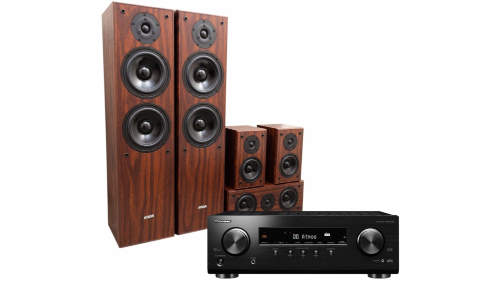 Kino Domowe PIONEER VSX-534DB + KODA AV-707 Orzech - Ogólny Wygląd