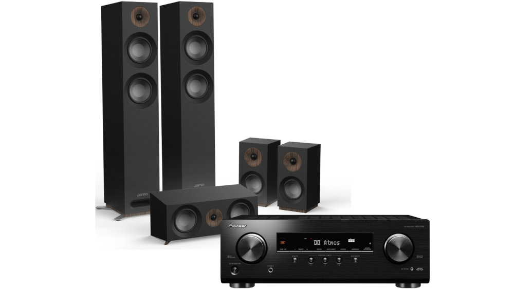 Kino Domowe PIONEER VSX-934B + JAMO S 807-HCS Czarny - Ogólny Wygląd