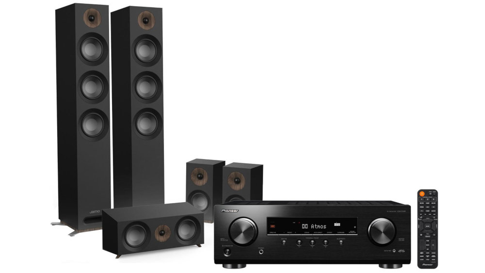 Kino Domowe PIONEER VSX-934B + JAMO S 809-HCS Czarny - Ogólny Wygląd