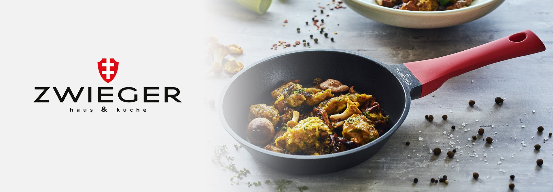 Patelnia ZWIEGER Obsidian 20 cm odporność na odkształcenia, elegancki wygląd, ochrona przed odpryskami