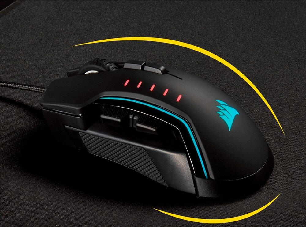 Mysz CORSAIR Glaive RGB Pro Czarny - jakosc