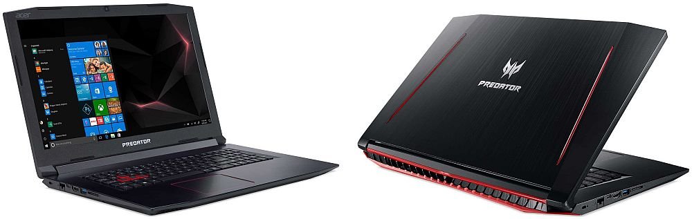 Laptop ACER Predator Helios 300 - wygląd