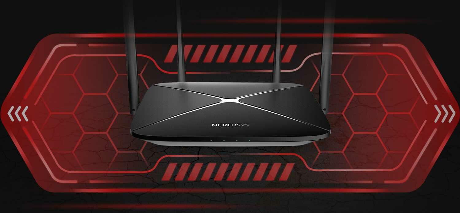 Router MERCUSYS AC12G - Cztery zewnętrzne anteny