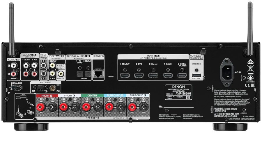 Amplituner DENON AVR S650H - HDMI 4K