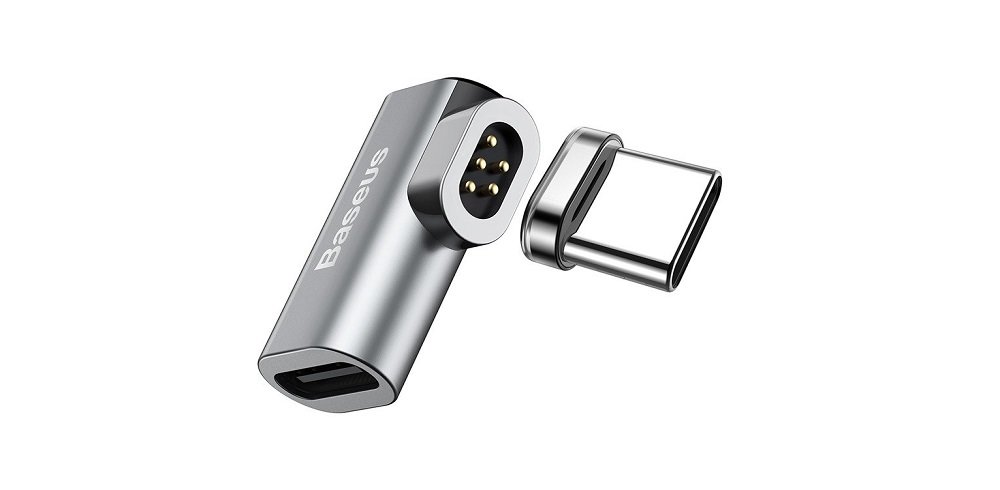 Mini Adapter USB-C - USB-C Magnetic BASEUS widok ogólny front