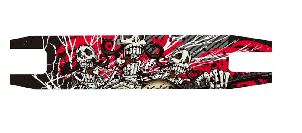 Hulajnoga HUDORA Stunt XQ-13 antypoślizgowy podest ciekawy wzór