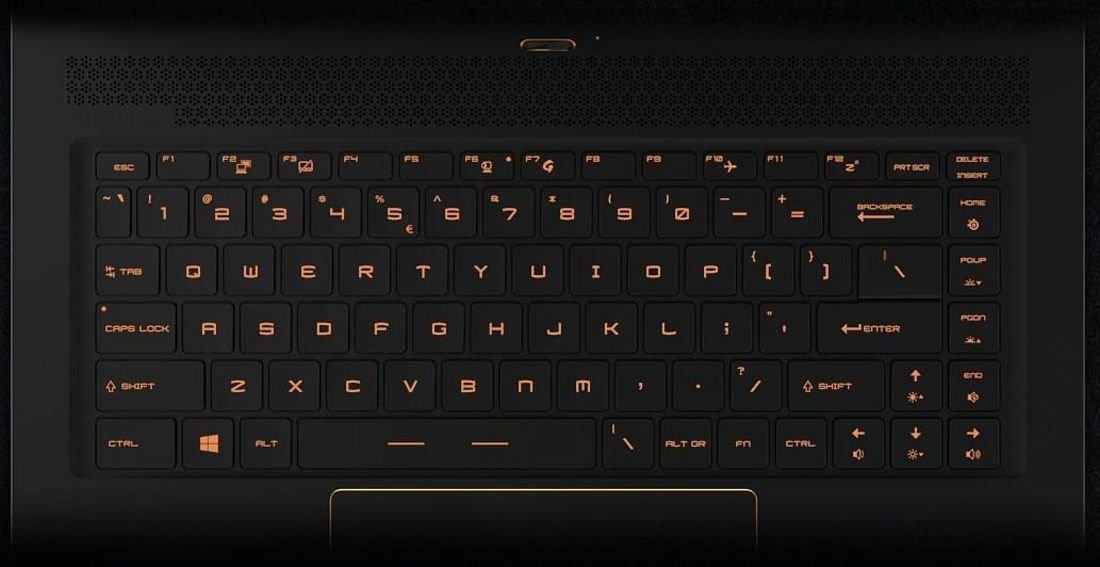 Laptop gamingowy MSI GS65 Stealth - KLAWIATURA