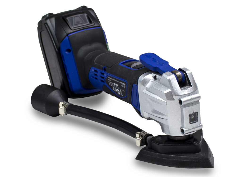 Narzędzie wielofunkcyjne HYUNDAI HMT20V wydajne wszechstronne do cięcia płyt gipsowych metalu drewna tworzyw sztucznych komfortowy i ergonomiczny uchwyt obudowa wysokiej jakości przydatne w warunkach domowych