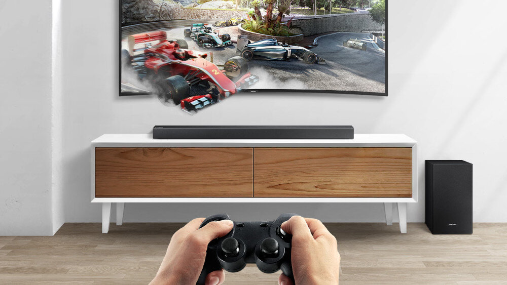 Soundbar SAMSUNG HW-R450 - tryb gry