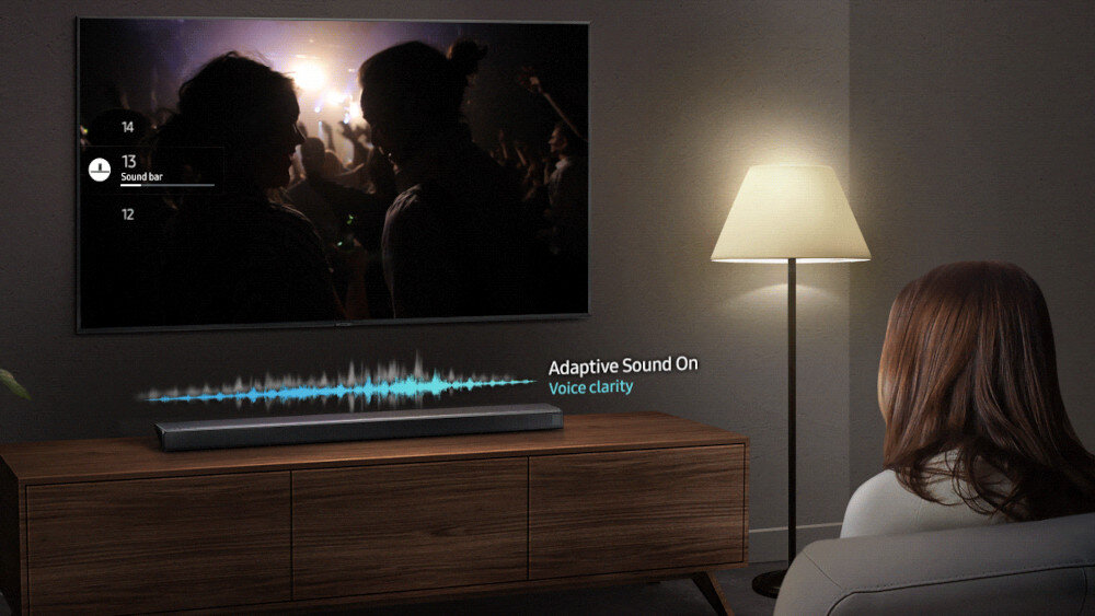 Soundbar SAMSUNG HW-Q60R - adaptacja dźwięku