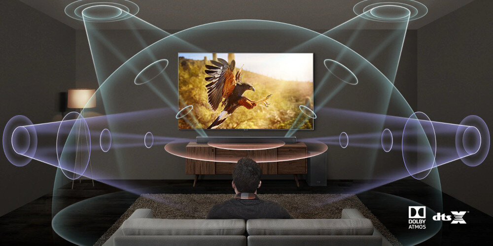 Soundbar SAMSUNG HW-Q80R - dźwięk