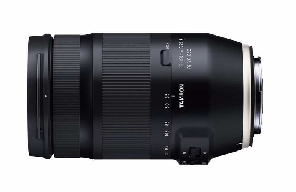 Obiektyw TAMRON 35 150 mm Nikon nowoczesny elegancki wytrzymały odporność na warunki atmosferyczne praktyczny humowe uszczelki