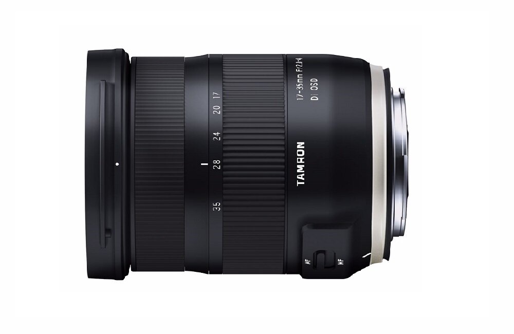 Obiektyw TAMRON 17 35 mm F28 4-Di-OSD Czarny fotografia szerokokątny wielozadaniowy kompaktowy rozmiar czujnikai rozmiaru APS-C elegancki design