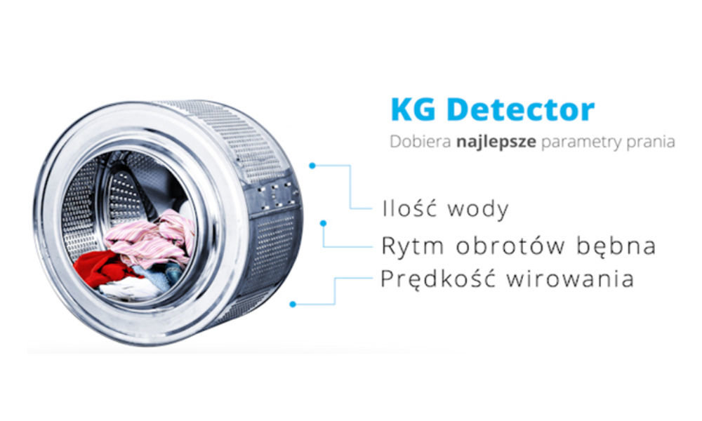 Pralka CANDY CBWMS 914TWH-S - Kg Detector
