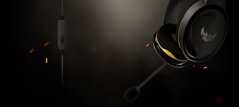 SŁUCHAWKI GAMING ASUS TUF GAMING H5 LITE mikrofon