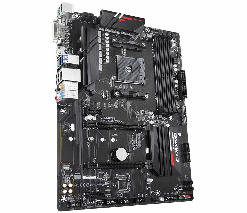 Płyta główna Gigabyte B450 Gaming X - pamięć ram ddr4 wysoka przepustowość wysoka wydajność
