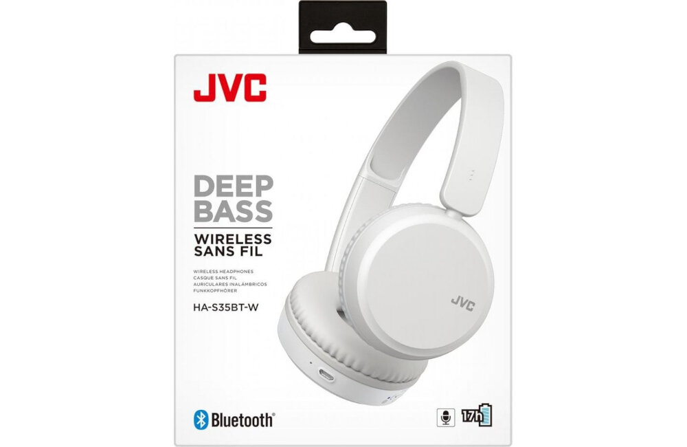 SŁUCHAWKI BLUETOOTH JVC HAS35BT-W-U NAUSZNE BIAŁE