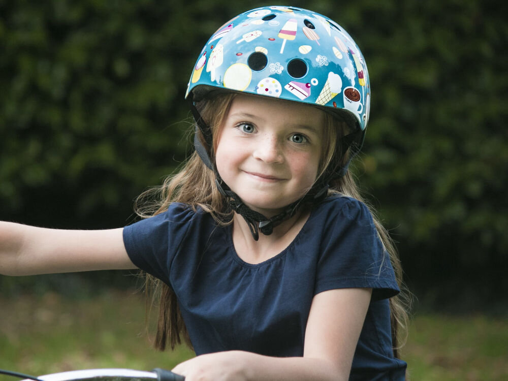 Kask HORNIT Ice Creams Wielokolorowy dla Dzieci (rozmiar S) regulacja rozmiar obwód głowy