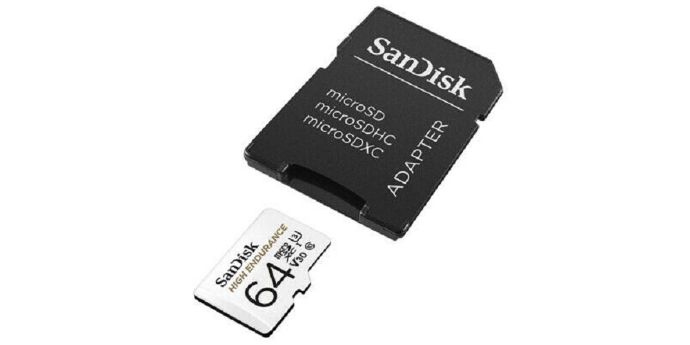 Karta pamięci SANDISK filmy nagrywanie prędkość zapis odporność