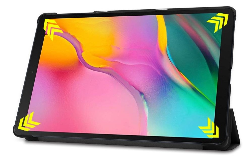 ETUI TECH-PROTECT SMARTCASE GALAXY TAB S5E 10.5 2019 T720/T725 BLACK materiał