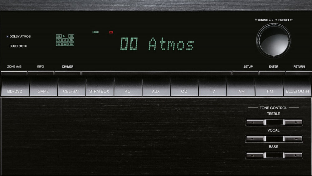 Amplituner ONKYO TX-SR494B  - łączność
