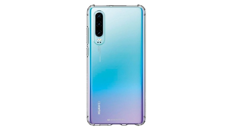Etui MERCURY Super Protect do Huawei P30  Przezroczysty widok ogólny front