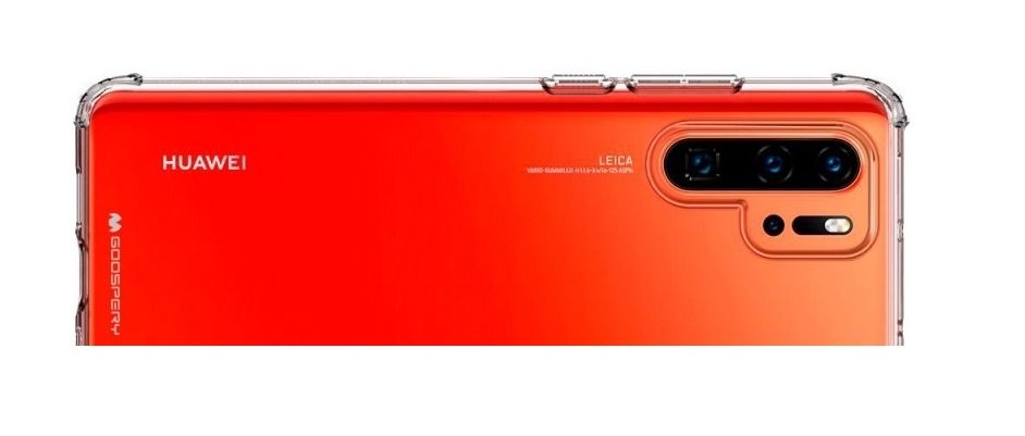 Etui MERCURY Super Protect do Huawei P30-Pro  Przezroczysty widok tył kamera przyciski
