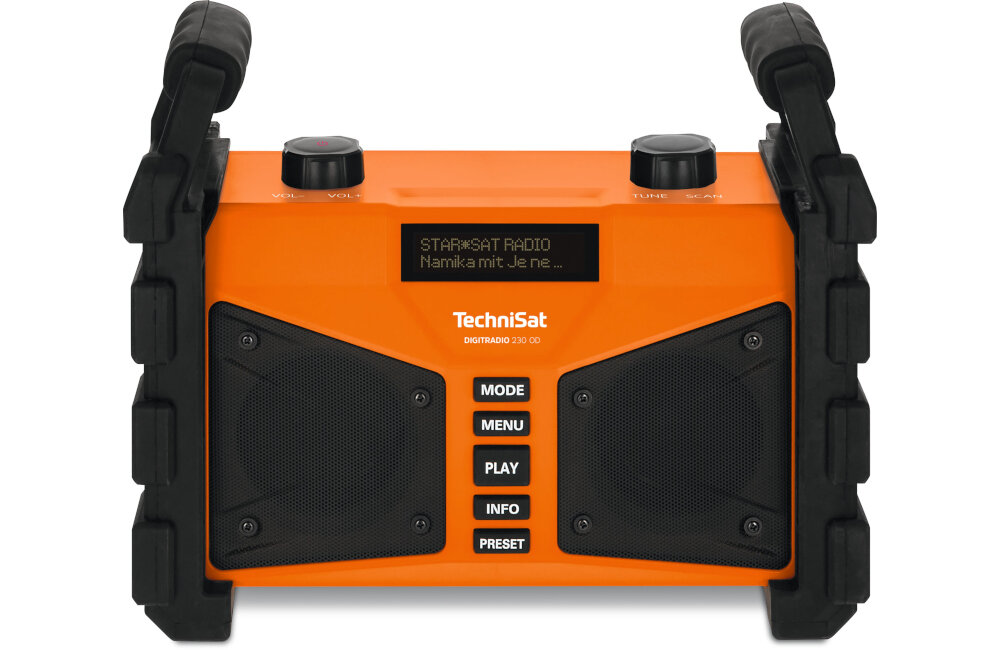 TECHNISAT DIGITRADIO 230 OD BUDOWLANE ulubione stacje akumulator do 10 godzin wyświetlacz