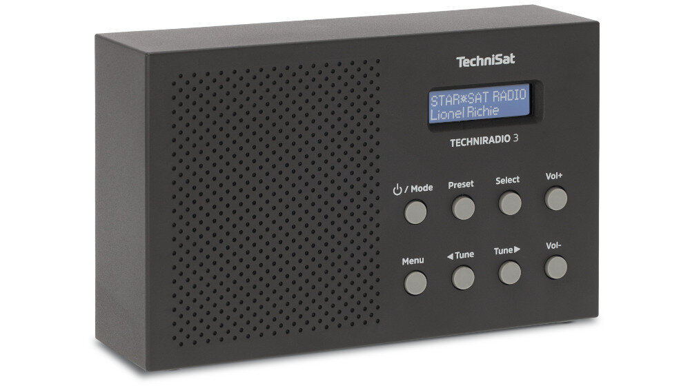 TECHNISAT Techniradio 3 CZARNY stacje radiowe FM częstotliwość audycja RDS